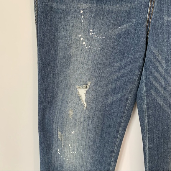 NWT SIZE 14 SEVEN7 WEEKEND EAST FIT BOYFRIEND MEDIUM BLUE BOYISH JEAN - Picture 6 of 16